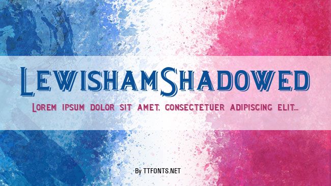 LewishamShadowed example