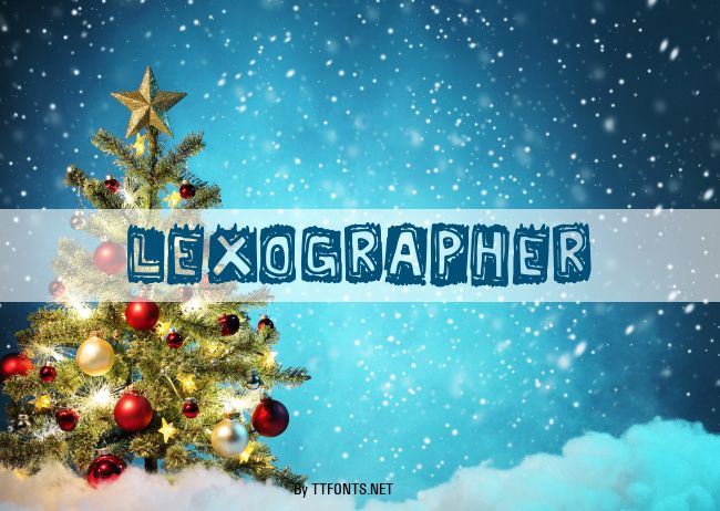 Lexographer example