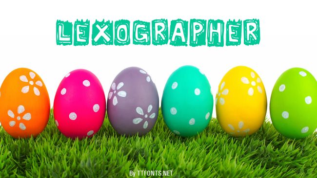 Lexographer example