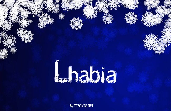 Lhabia example