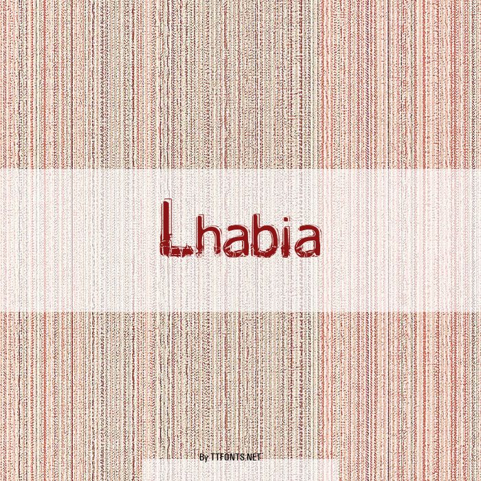 Lhabia example