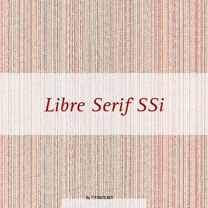 Libre Serif SSi example