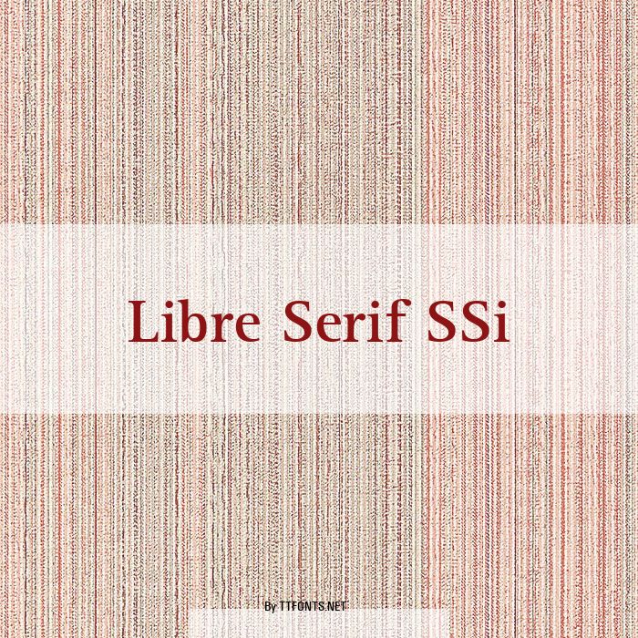 Libre Serif SSi example
