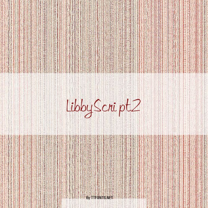 LibbyScript2 example