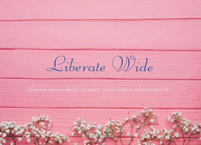 Liberate Wide example