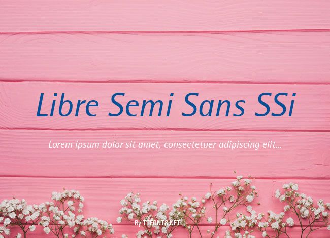 Libre Semi Sans SSi example