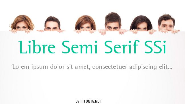 Libre Semi Serif SSi example