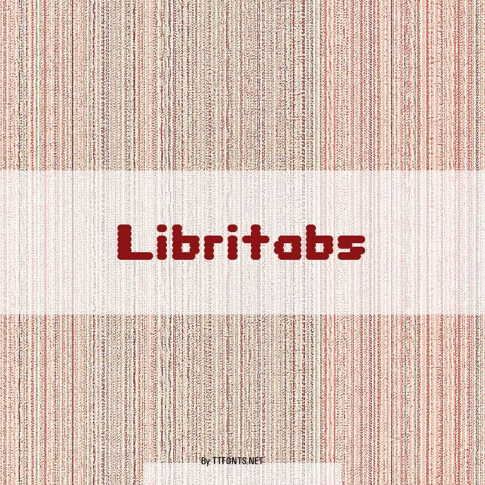 Libritabs example
