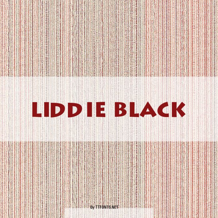 Liddie Black example
