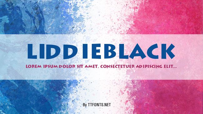 LiddieBlack example