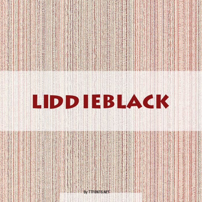 LiddieBlack example