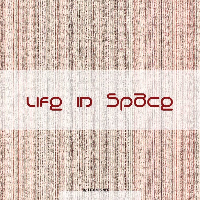 Life in Space example