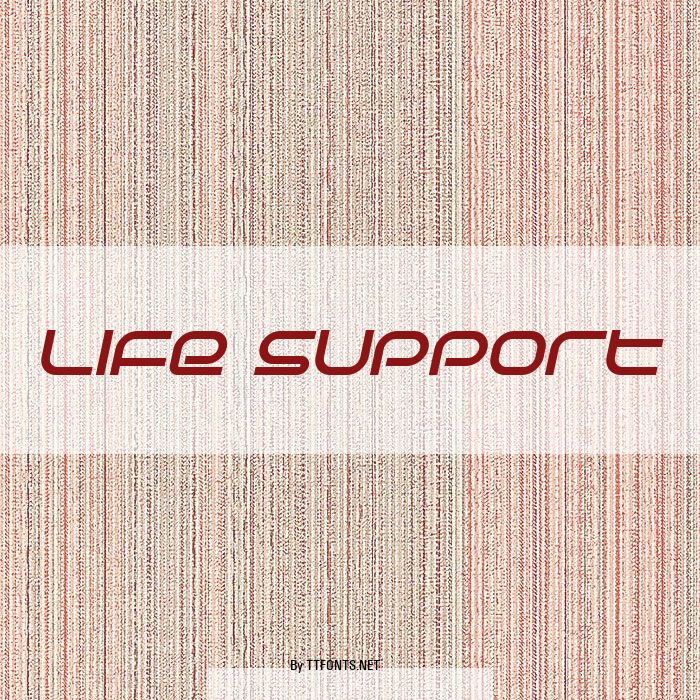 Life Support example