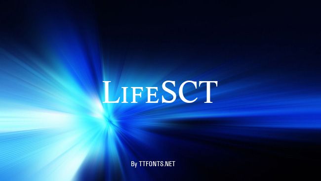 LifeSCT example