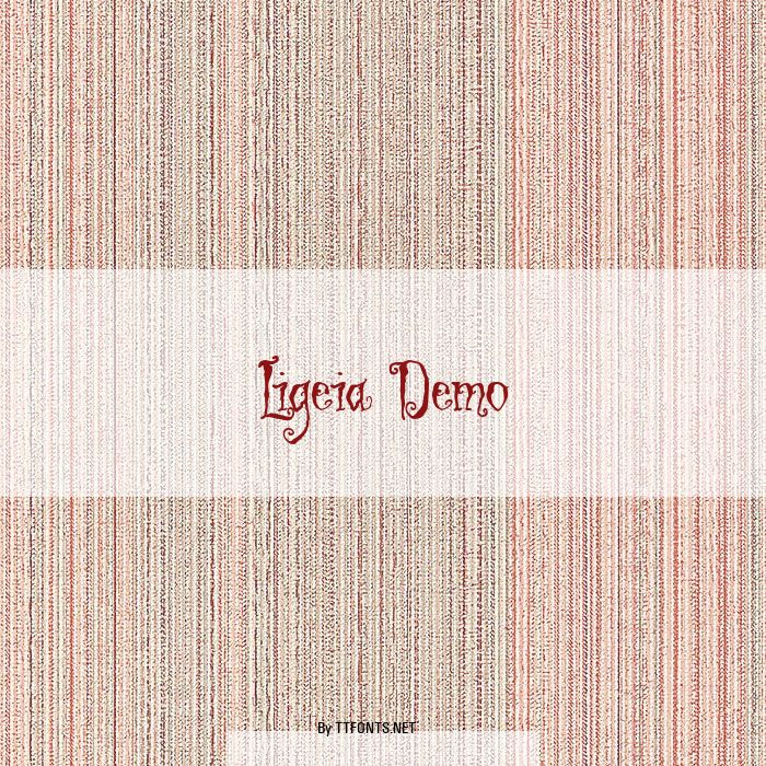 Ligeia Demo example