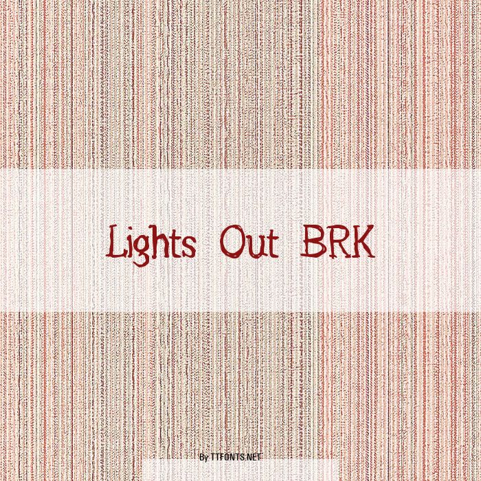 Lights Out BRK example