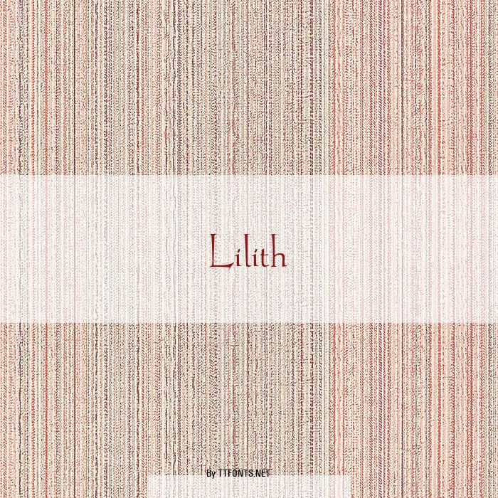 Lilith example