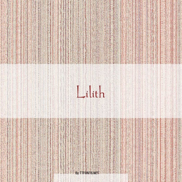 Lilith example
