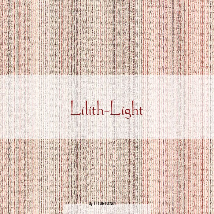 Lilith-Light example