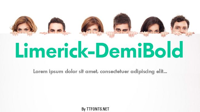 Limerick-DemiBold example