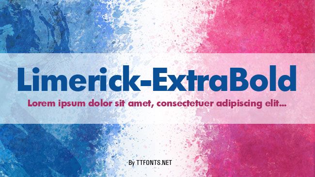 Limerick-ExtraBold example