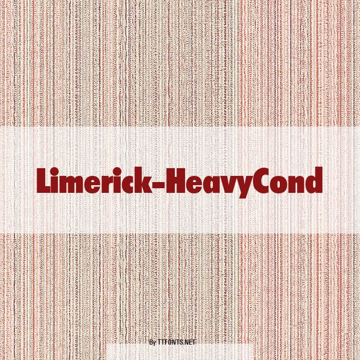 Limerick-HeavyCond example