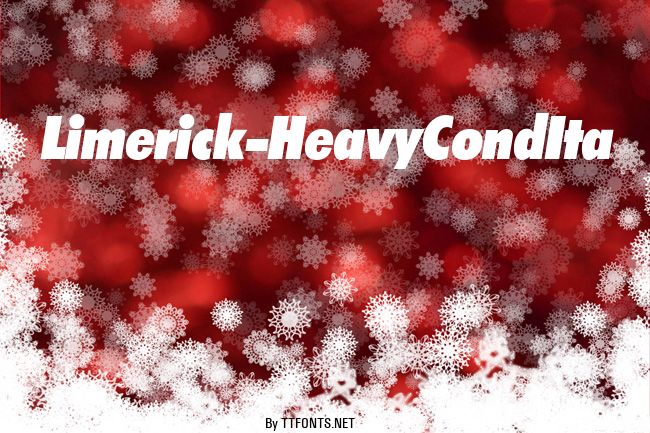 Limerick-HeavyCondIta example