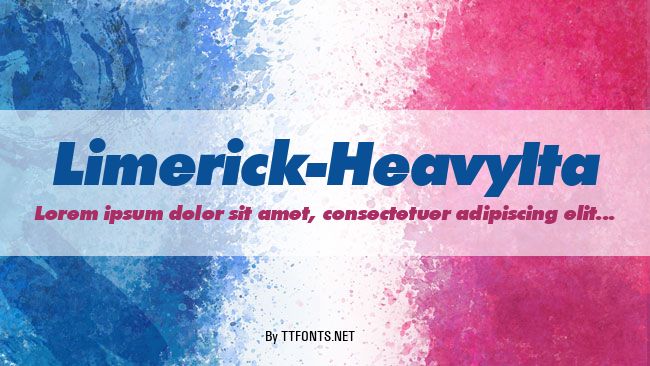 Limerick-HeavyIta example