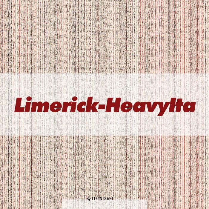 Limerick-HeavyIta example