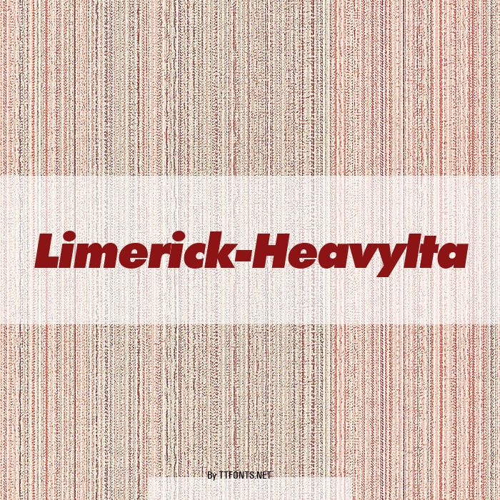Limerick-HeavyIta example