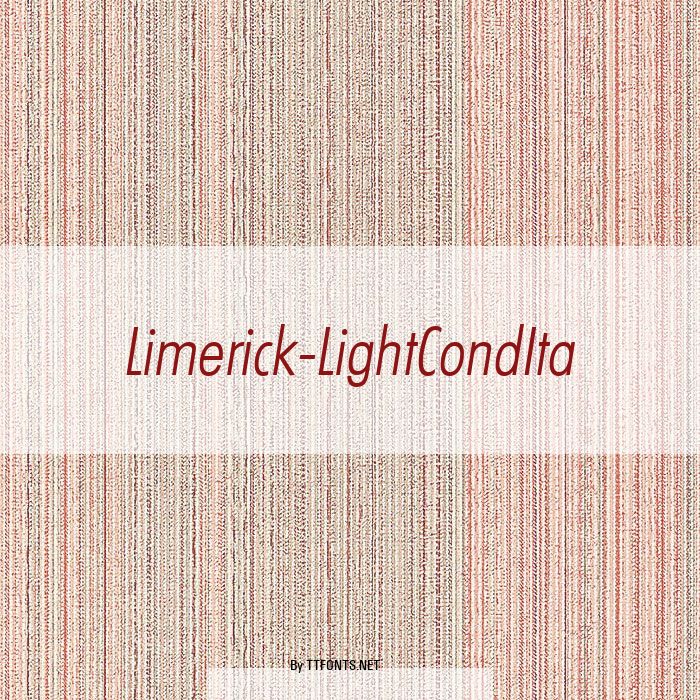 Limerick-LightCondIta example