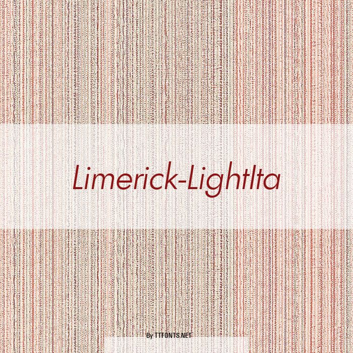 Limerick-LightIta example