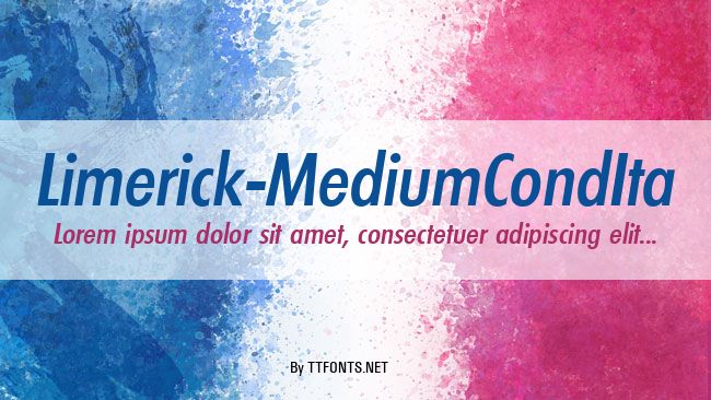 Limerick-MediumCondIta example