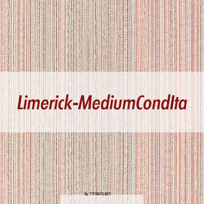 Limerick-MediumCondIta example