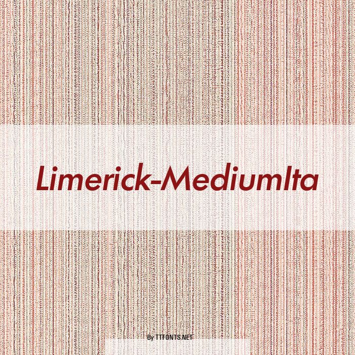 Limerick-MediumIta example