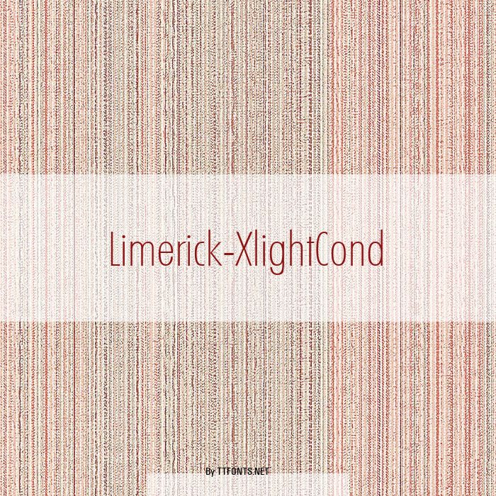Limerick-XlightCond example