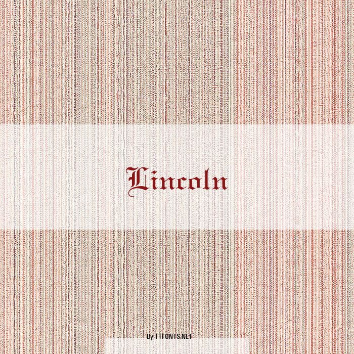 Lincoln example