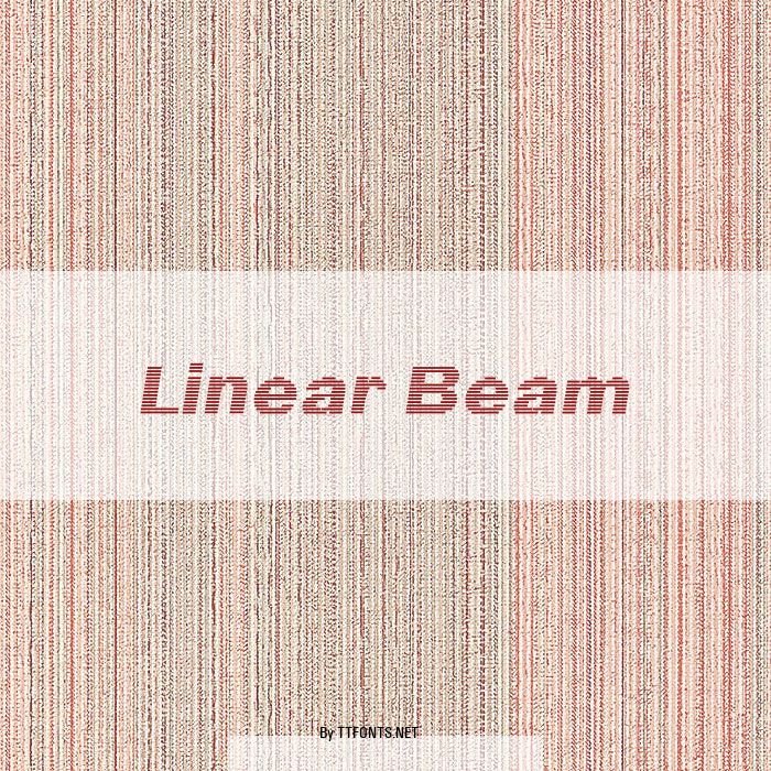 Linear Beam example