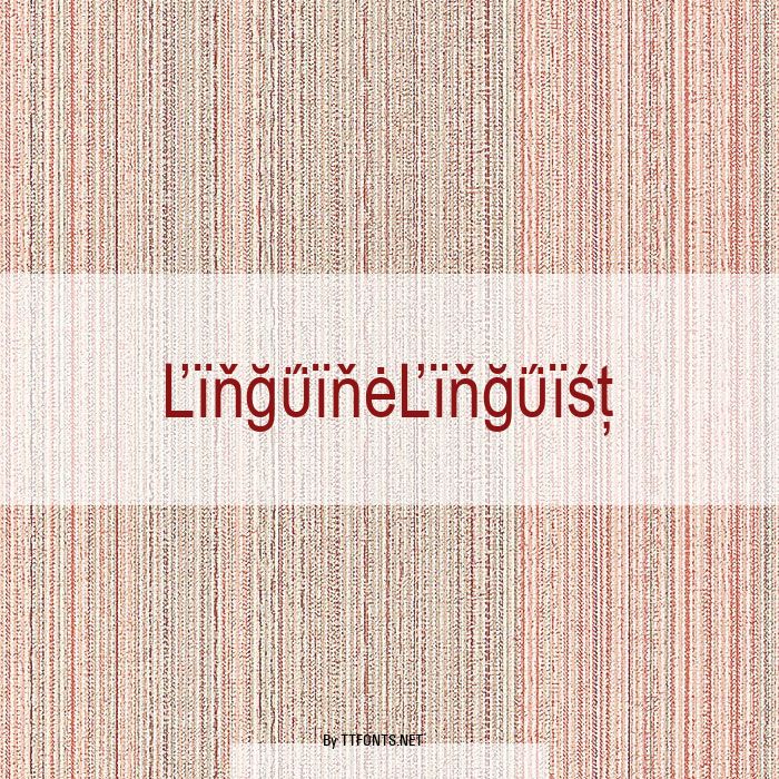 LinguineLinguist example
