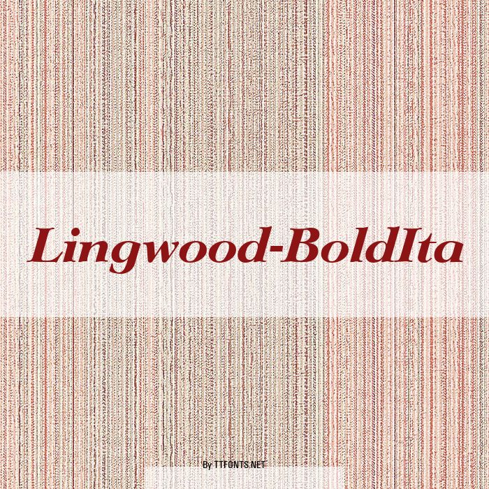 Lingwood-BoldIta example