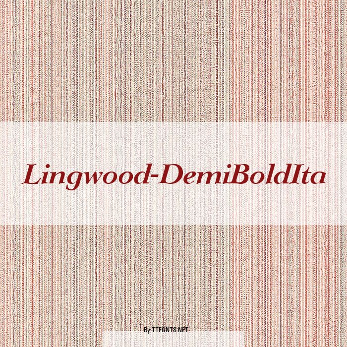 Lingwood-DemiBoldIta example