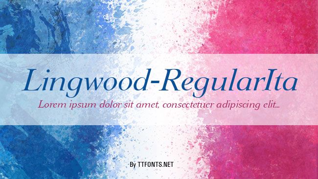 Lingwood-RegularIta example