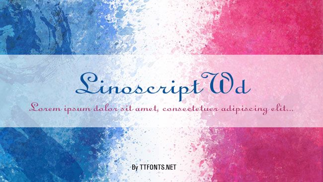Linoscript Wd example