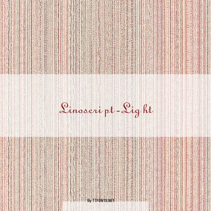 Linoscript-Light example