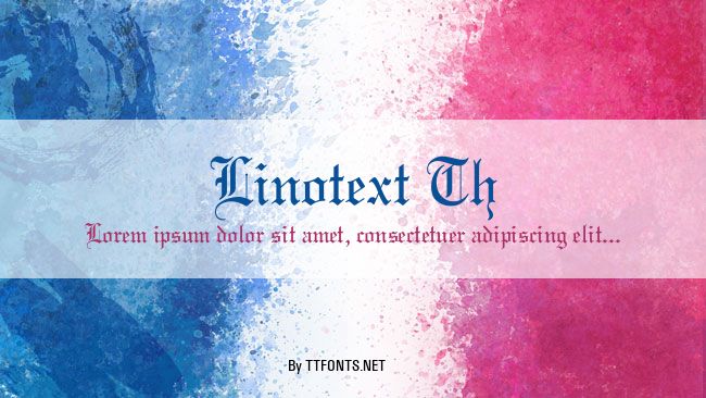 Linotext Th example