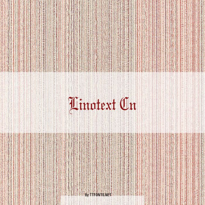 Linotext Cn example
