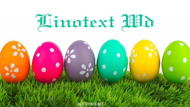 Linotext Wd example