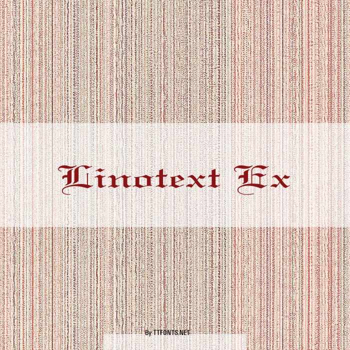 Linotext Ex example