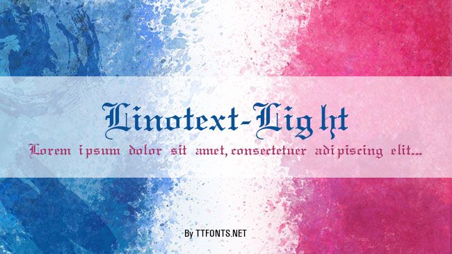 Linotext-Light example