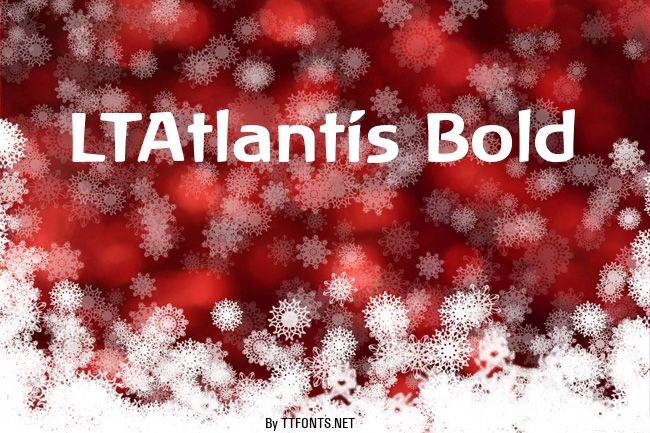 LTAtlantis Bold example